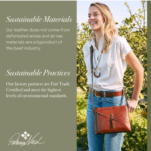 🎉LAST CHANCE🎉 PATRICIA NASH Leather Verbania Framed Crossbody - Picture 2 of 7